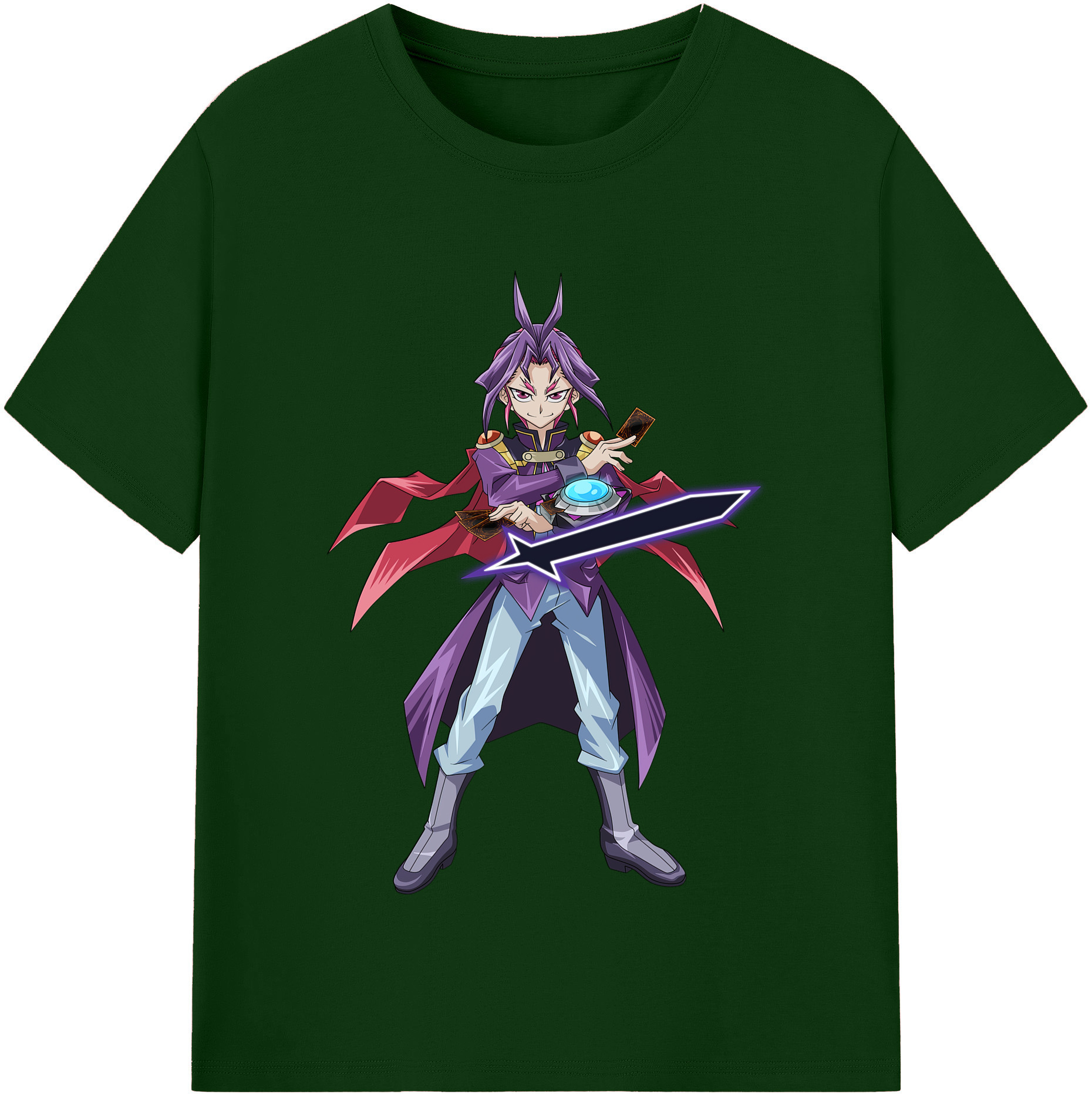 （画像用） 遊☆戯☆王 Yu-Gi-Oh! 綿100％半袖Tシャツ（フロントプリント）